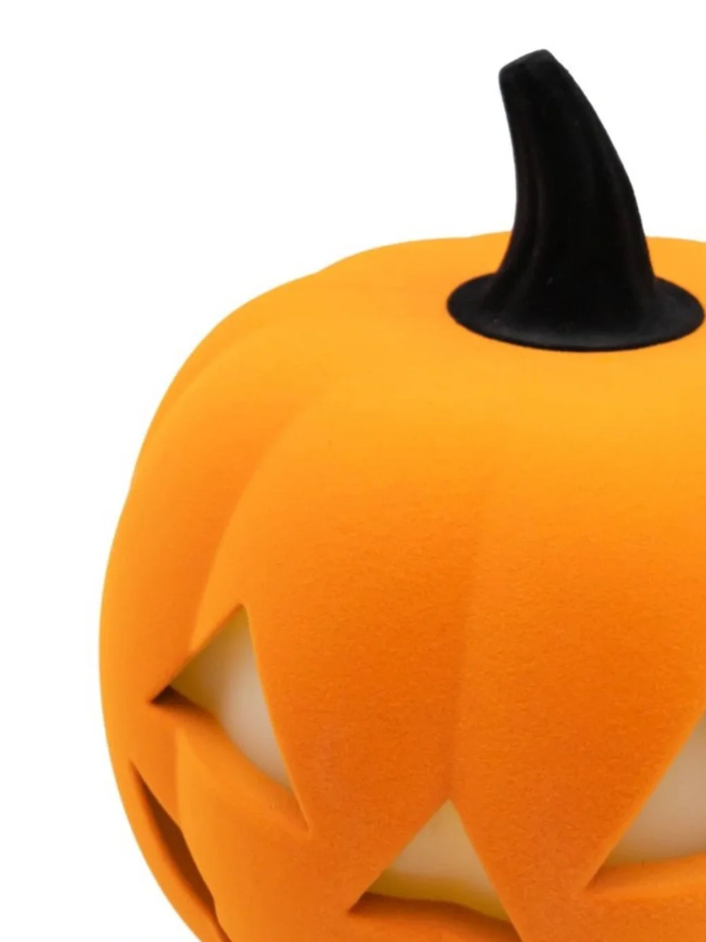 New! Flocked LED Figural Orange Pumpkin - Bullseye's Playground™ 2026